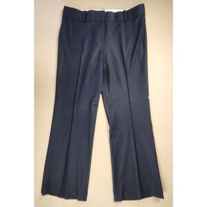 Ann Taylor Pants 4 Black Wool Trouser Straight Leg